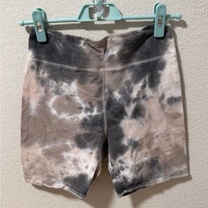 SO Women's Tie-Dye Athletic Shorts - Black, Gray, Tan